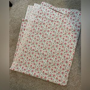 Floral fabric remnant